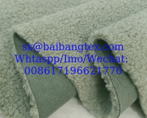 China Winter thicken new suede composite lambskin fabric Europe and the United States, Europe and | Rice coat locomotive cloth supplier